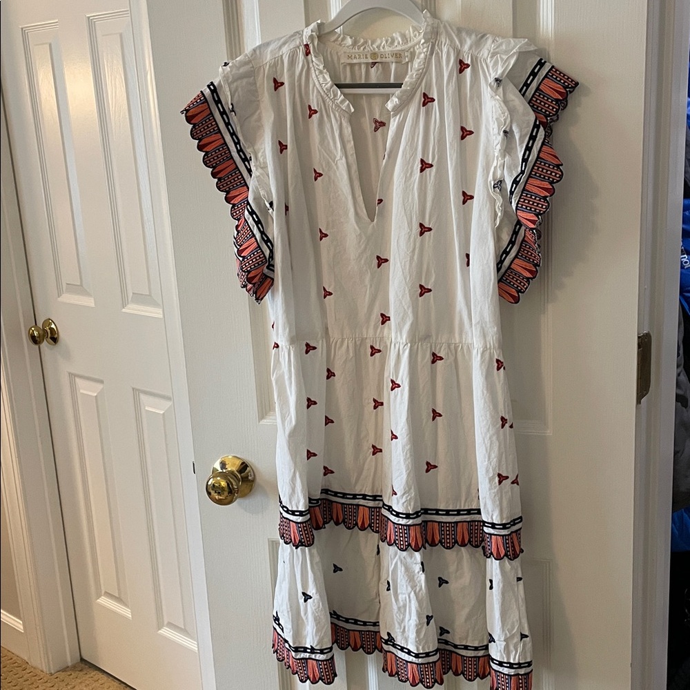 Marie Oliver Embroidered Gia Dress